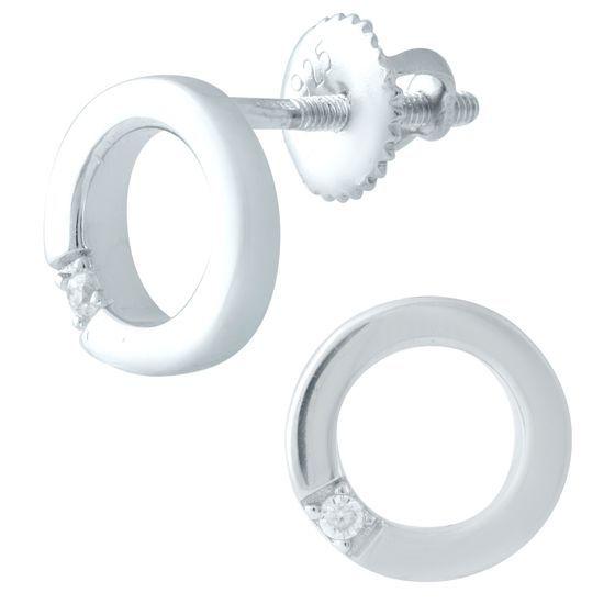 

Серебряные серьги SilverAlex с фианитами