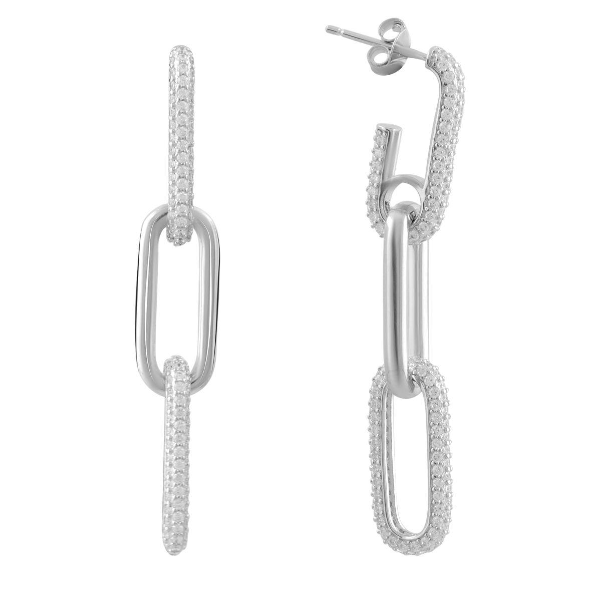 

Серебряные серьги SilverAlex с фианитами