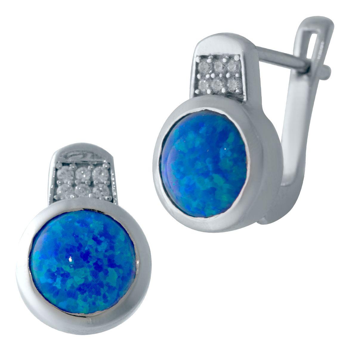 

Серебряные серьги SilverAlex с опалом