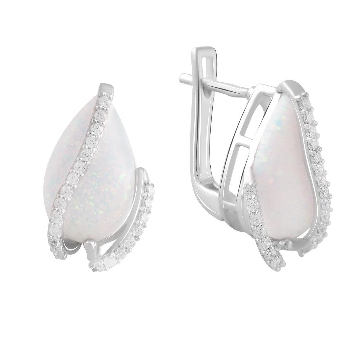 

Серебряные серьги SilverAlex с опалом 4.075ct