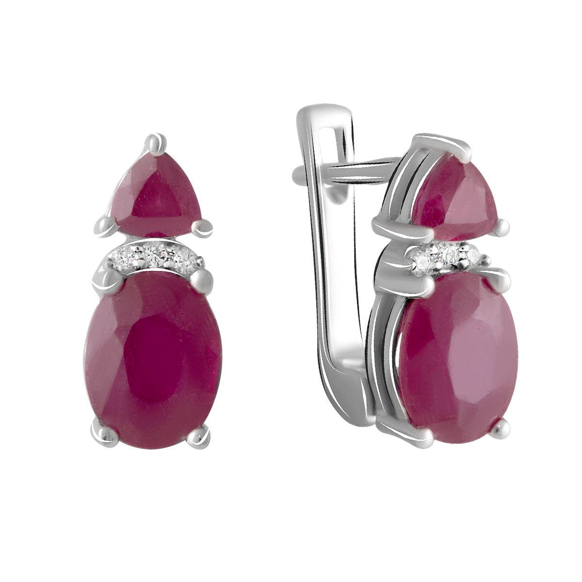 

Серебряные серьги SilverAlex с натуральным рубином 4.393ct