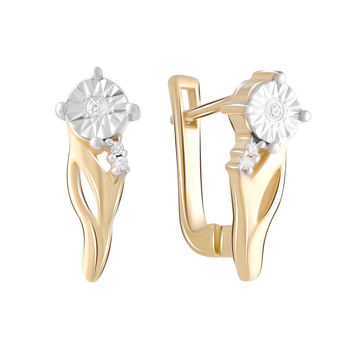 

Серебряные серьги SilverAlex с натуральными бриллиантом 0.06ct