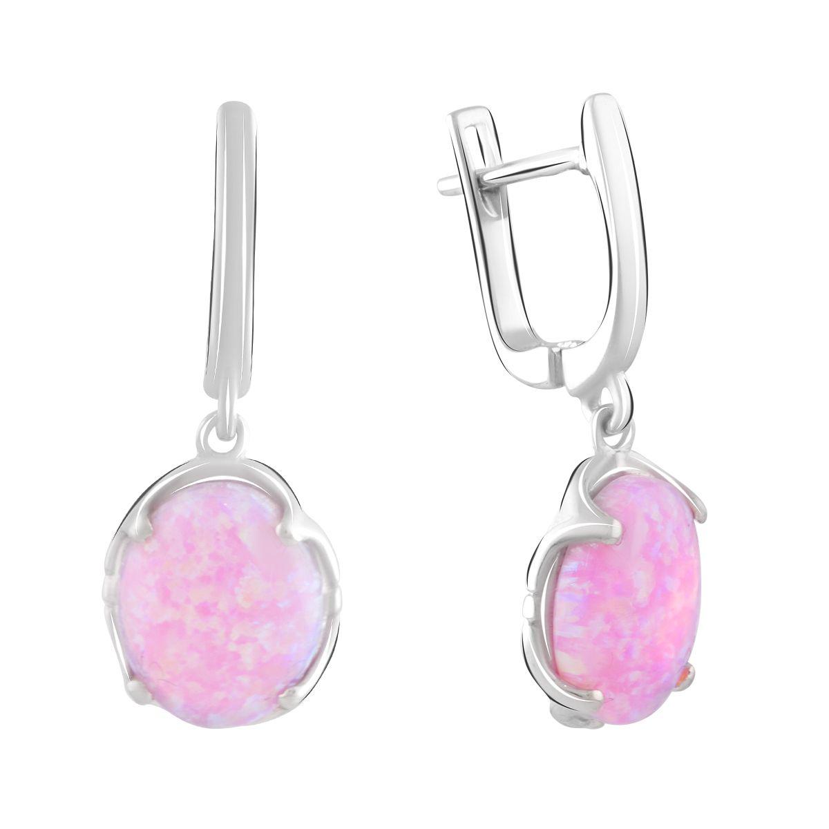 

Серебряные серьги SilverAlex с опалом 1.075ct
