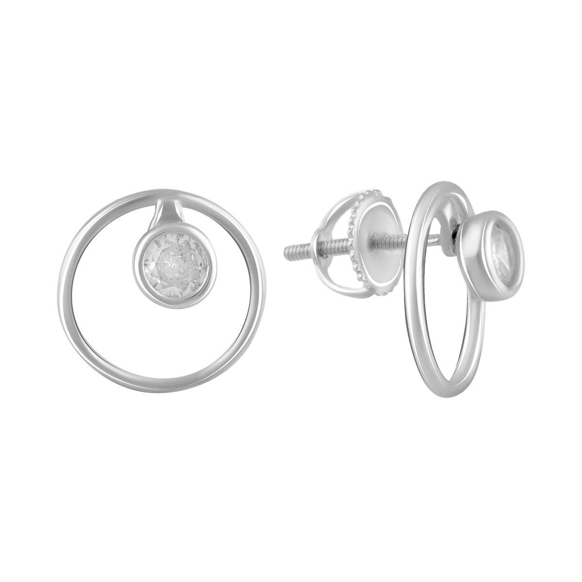 

Серебряные серьги SilverAlex с фианитами