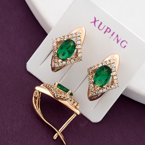

Серьги Xuping "Альта" Зелёный 2900000138833
