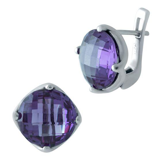 

Серебряные серьги SilverAlex с олександритом 16.25ct