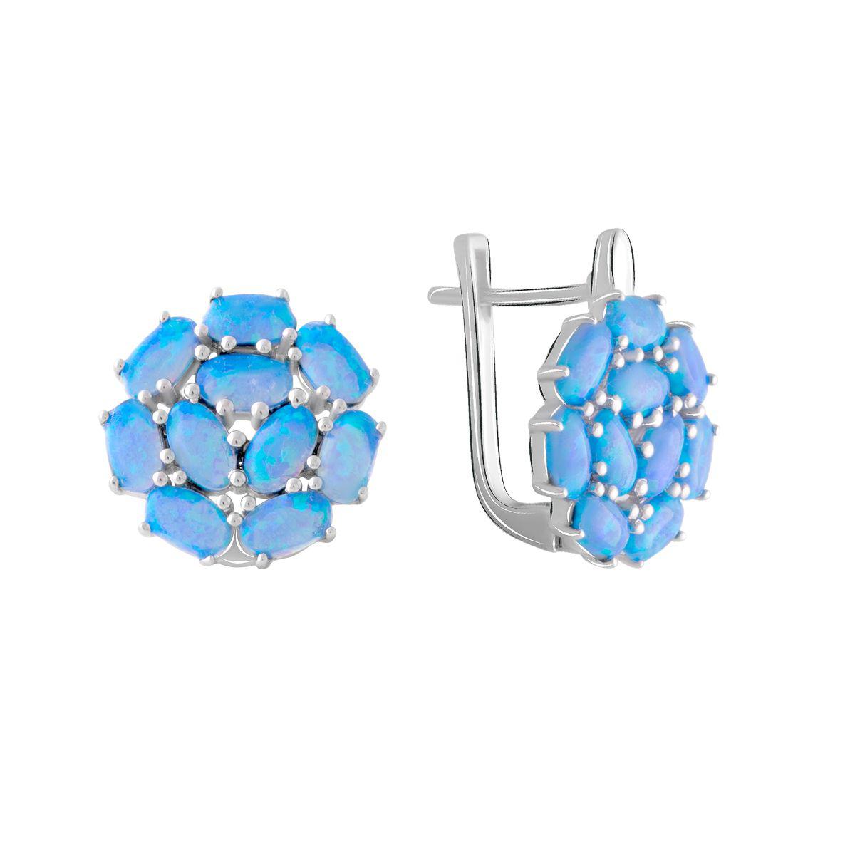 

Серебряные серьги SilverAlex с опалом 1.812ct