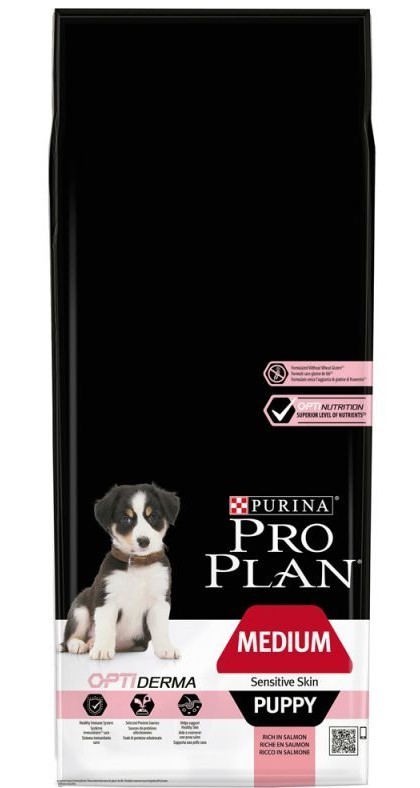 

Сухой корм Purina Pro Plan Medium Puppy с лососем и рисом 12 кг (7613035120389)