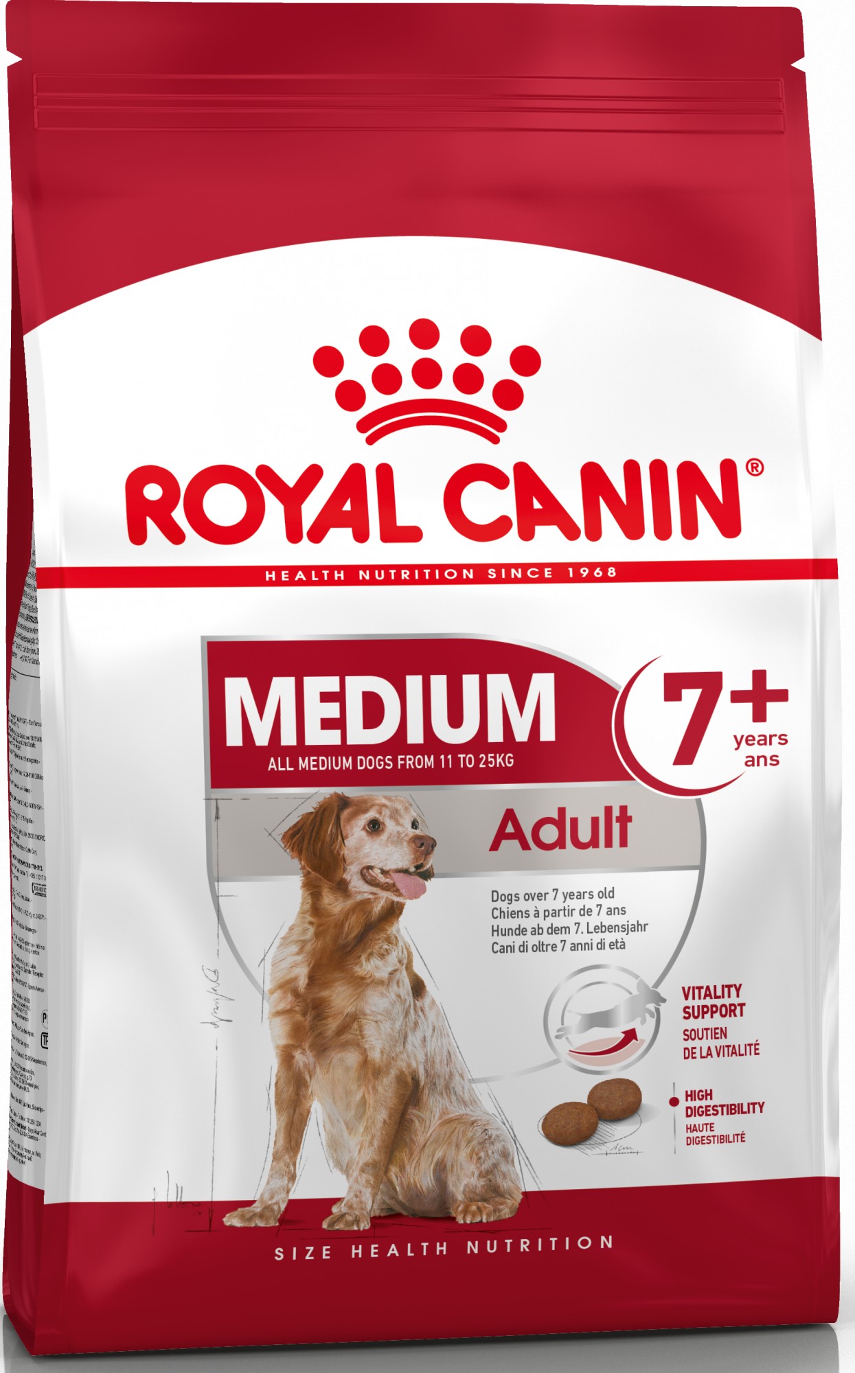 

Сухой корм Royal Canin Medium Adult 7+ для собак средних пород старше 7 лет 15 кг (3182550402286)