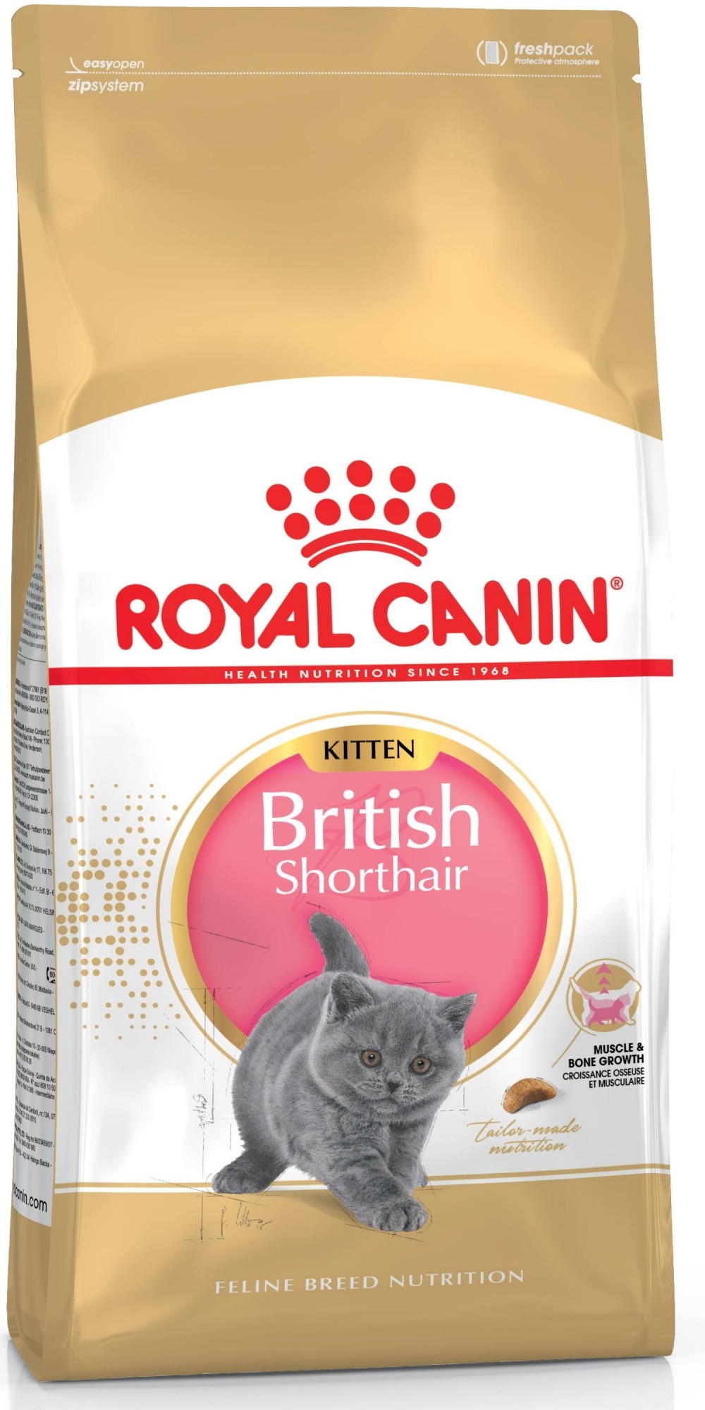 

Сухой корм Royal Canin British Shorthair Kitten для котят породы британская короткошерстная до 12 месяцев 2 кг (3182550816533)