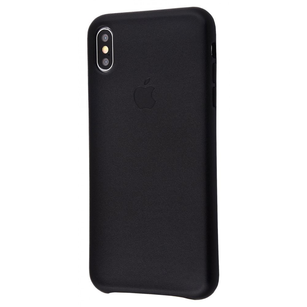 

Чехол Leather case для iPhone X/Xs black