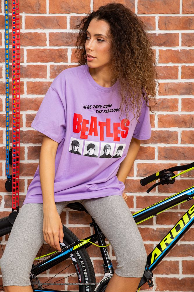 

Футболка AGER Oversize Сиреневый 180R611