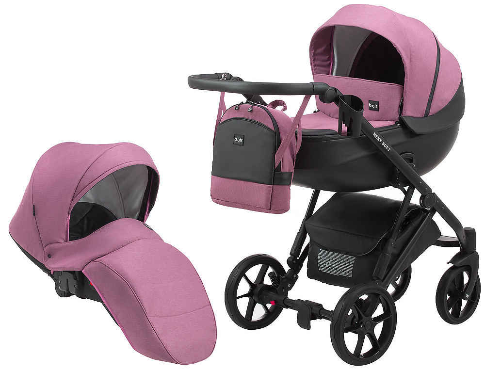 

Коляска 2 в 1 Bair Next Soft фиолет 625263