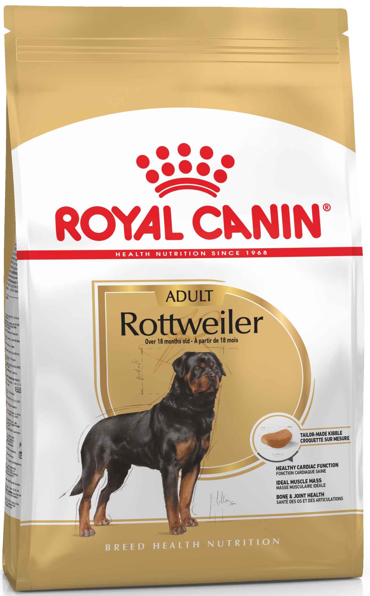 

Сухой корм Royal Canin Rottweiler Adult для взрослых собак старше 18 месяцев 12 кг (3182550736060)