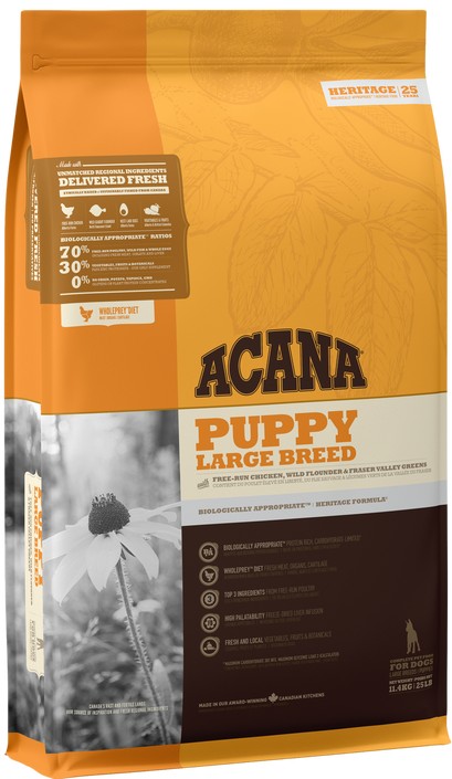 

Сухой корм ACANA Puppy Large Breed для щенков собак крупных и гигантских собак 11.4 кг (a50111) (64992501112)