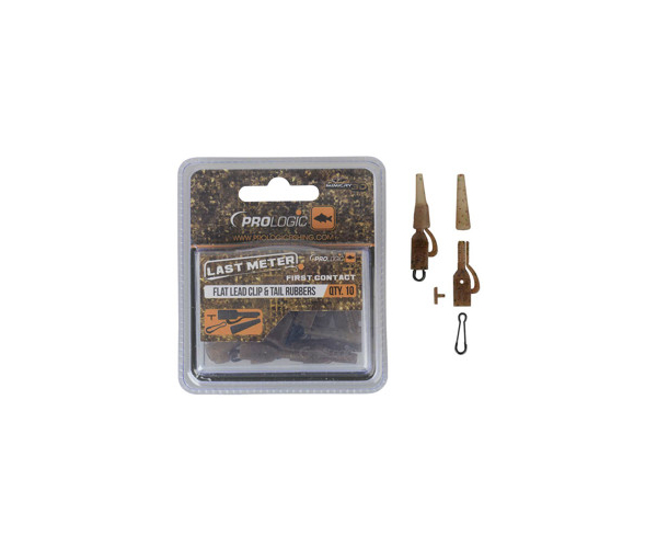 

Клипса Prologic LM Mimicry Flat Leadclip W/Tailrubber & Speed Link 10pcs (арт.123418461017)