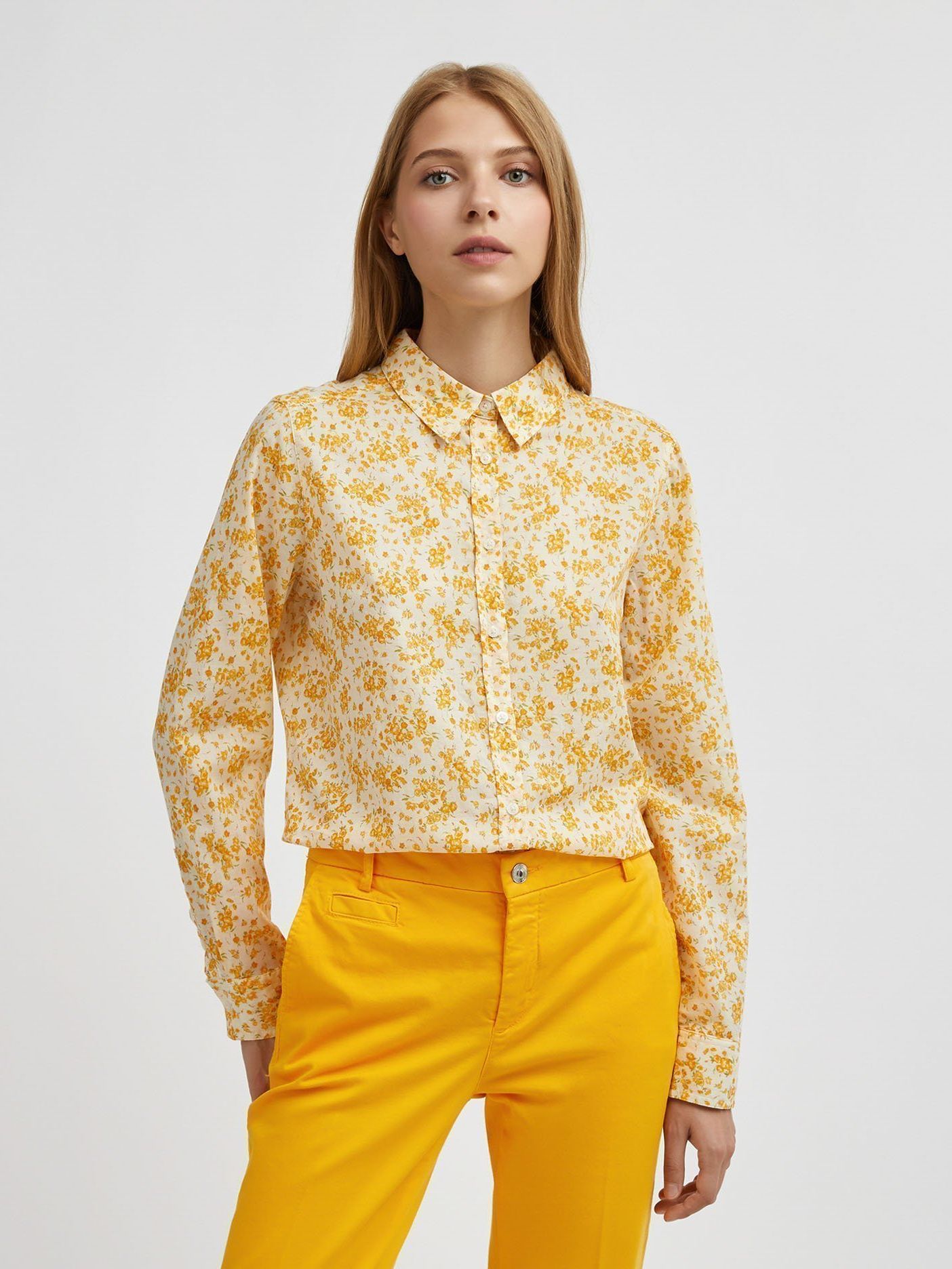 

Рубашка United Colors of Benetton 5OA95Q8U4-74H, Рубашка United Colors of Benetton 5OA95Q8U4-74H M
