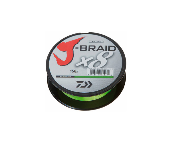 

Шнур Daiwa J-Braid X8 150m col Chartreuse 0.13mm 18lb/8kg (арт.123421352439)