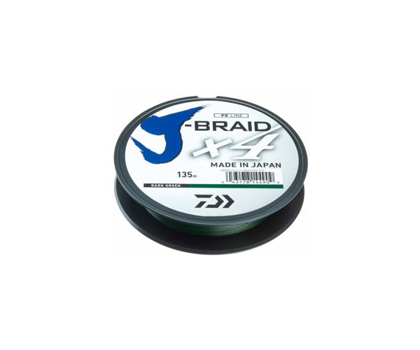 

Шнур DAIWA J-Braid X4E 135m col 0,07mm-135m dark green ц:dark (арт.123421352413)