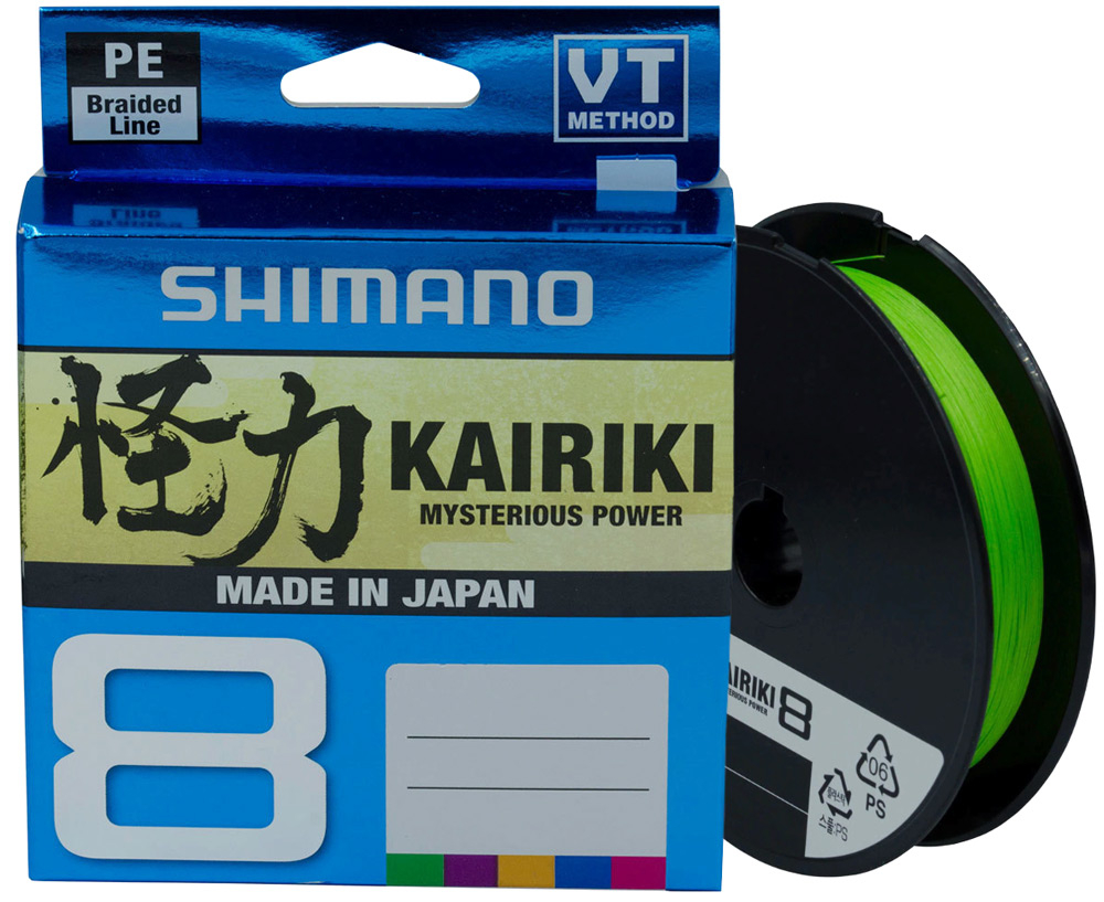 

Шнур Shimano Kairiki 8 PE (Mantis Green) 150m 0.19mm 12kg (арт.123422669693)