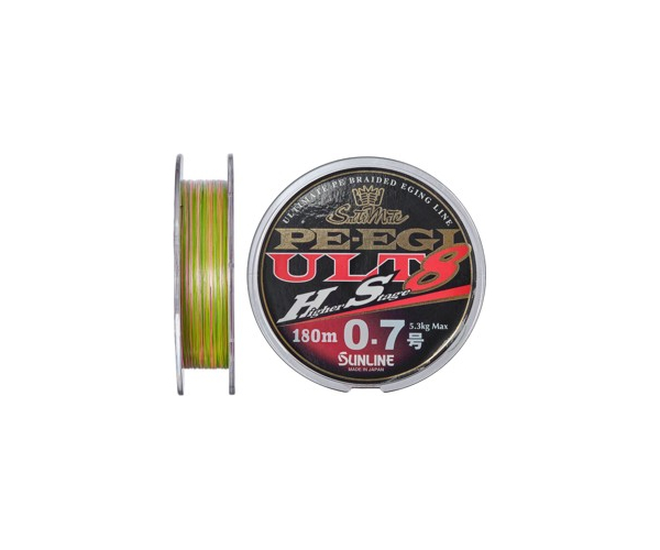 

Шнур Sunline PE EGI ULT HS8 180m #0.7/0.138mm 5.3kg (арт.123416580779)