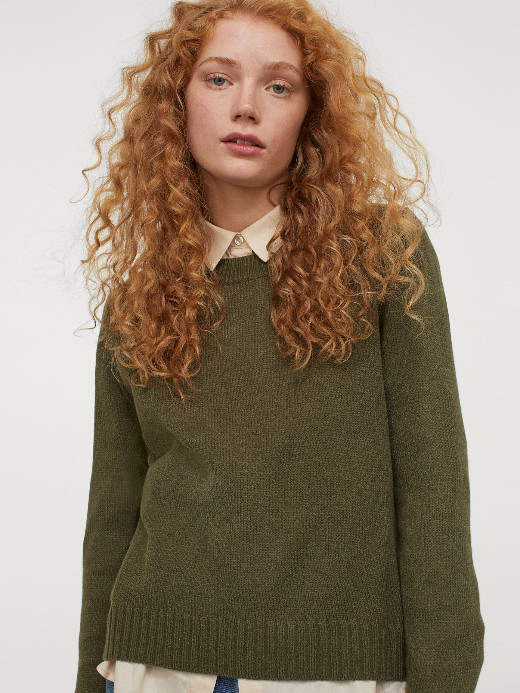 

Джемпер H&M 2912-6798530 M Зеленый
