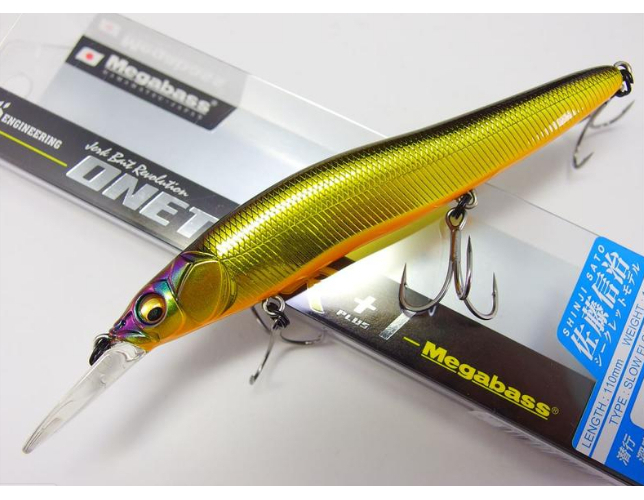 

Воблер Megabass ONETEN R+1 col. M CHAMPAGNE KINKURO (арт.1234909929097)
