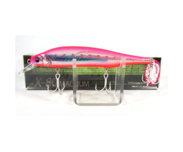 

Воблер Megabass X-80 MAGNUM col. HT HIRAME PINK IWASHI (арт.1234909932962)