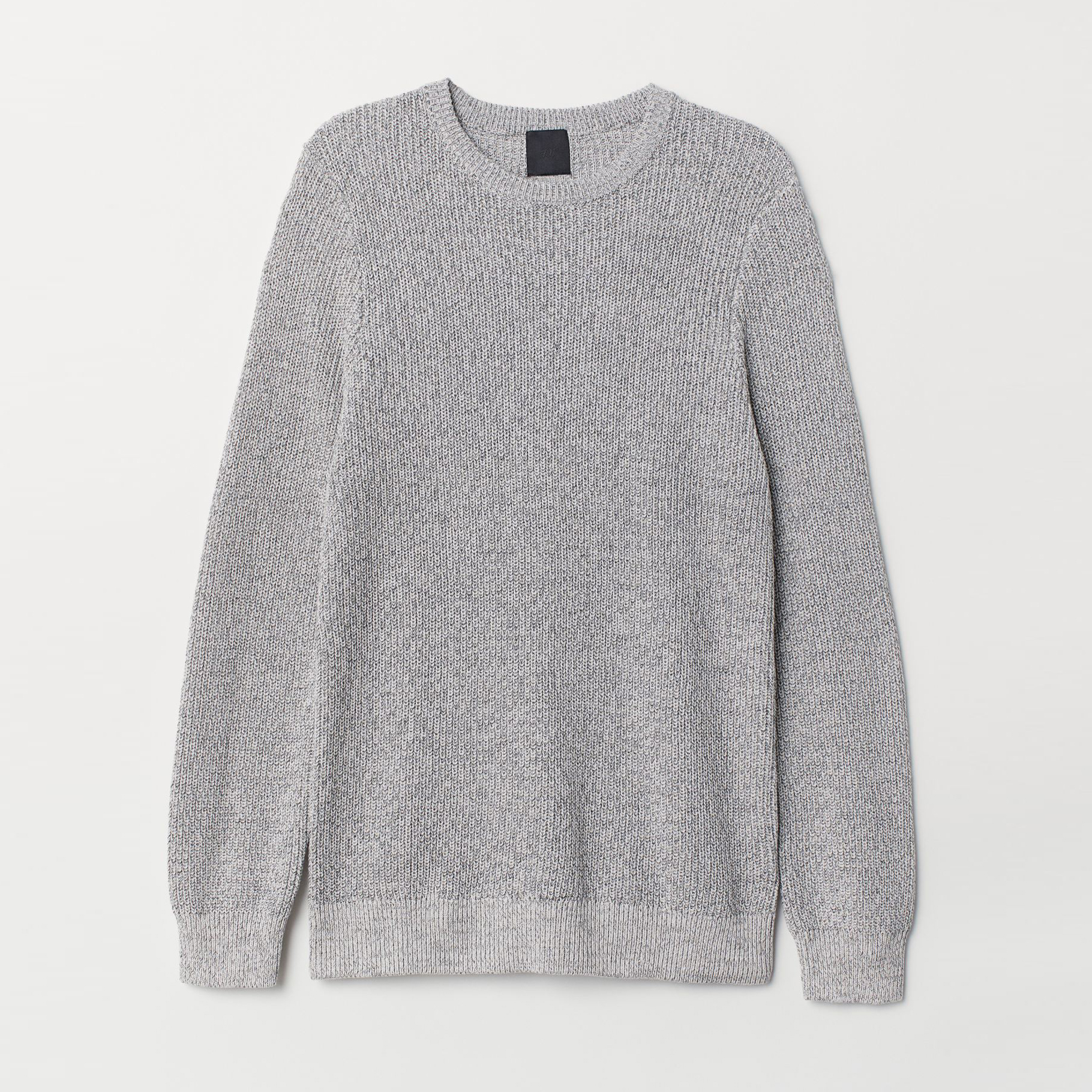 

Джемпер H&M 408-5870268 S Светло-серый меланж