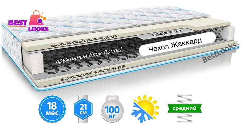 

Матрас двусторонний 150х190 Sleep&Fly STANDART
