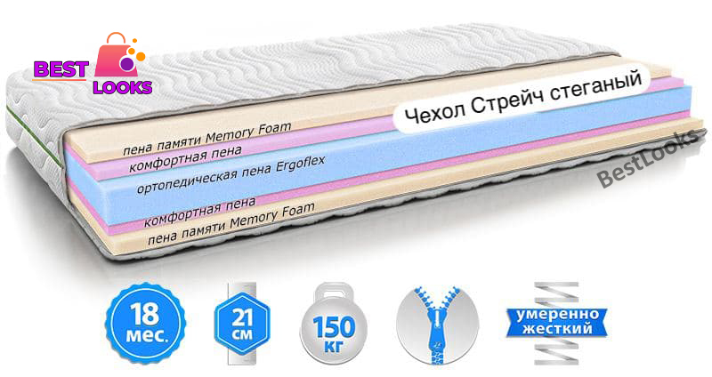 

Матрас ортопедический 140х190 EVOLUTION ADVANCE