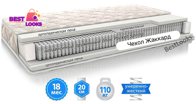 

Матрас ортопедический 160х200 EMM Шанс Престиж