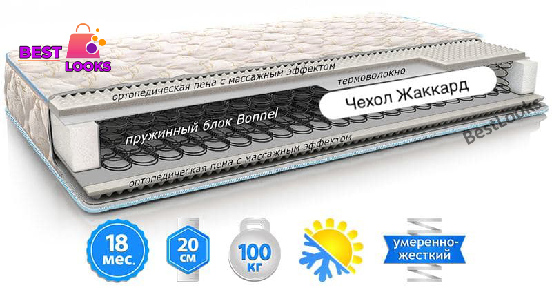 

Матрас двусторонний 160х190 EMM ЭКО 53