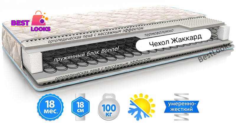 

Матрас двусторонний 80х190 EMM ЭКО 43