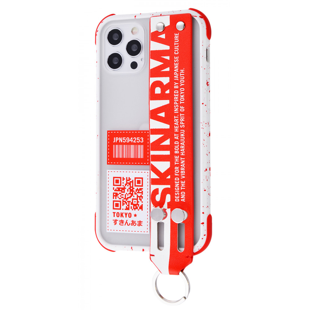 

Чехол SkinArma Case Dotto Series (PC+TPU) для iPhone 12/12 Pro red