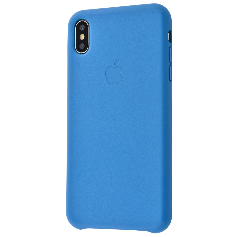 

Чехол Leather case для iPhone Xs Max cape cod blue