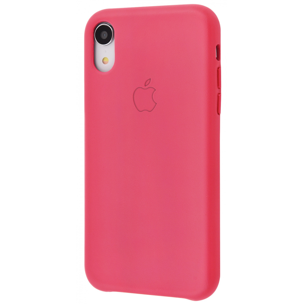 

Чехол Leather case для iPhone Xr peony pink
