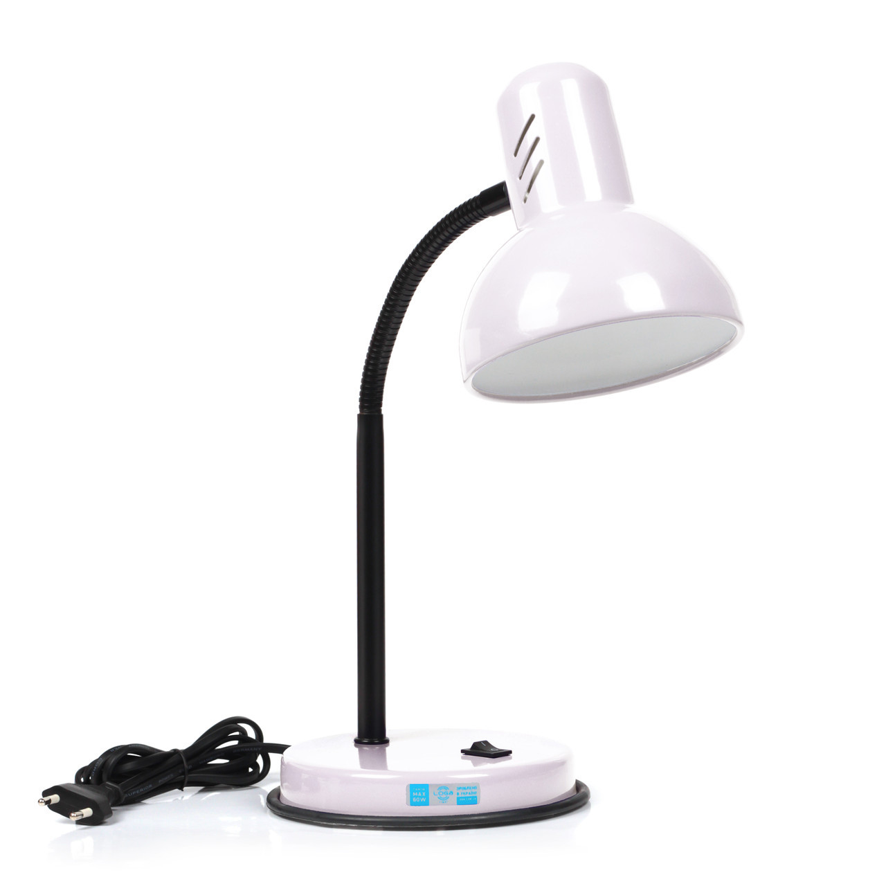 

Настольная лампа Loga Light Max Украина 60W E27 Белый (t4006)