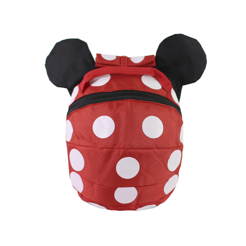 

Детский рюкзак Lesko W640 Minnie Mouse дошкольный с ремешком анти-потеряшкой для прогулки (SKU_6822-23584)