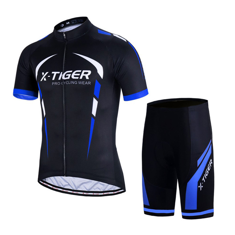

Вело костюм X-Тiger XM-DY-02202 Blue S футболка короткий рукав + шорты (SKU_5124-17507)