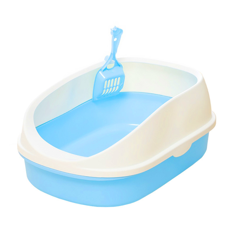 

Туалет-лоток для кошек Taotaopets 224405 Blue с лопаткой 56*38*22см (SKU_5419-17751)