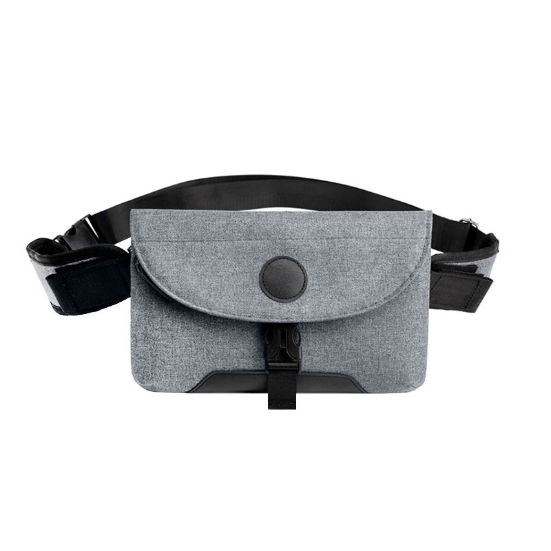 

Мужская сумка через плечо Lesko LP-022 Gray повседневная тканевая барсетка (SKU_6844-24062)