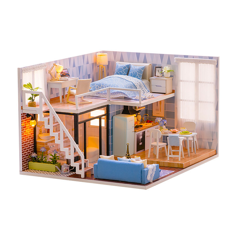 

3D Румбокс кукольный дом DIY Cute Room L-023 Таунхаус детский конструктор (SKU_5793-19417)