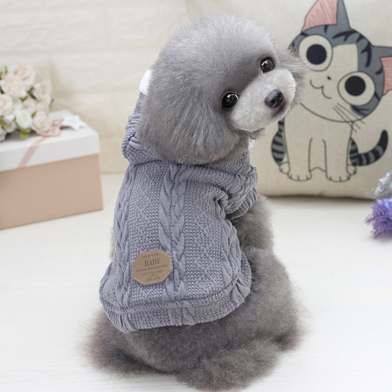 

Кофта для собак с капюшоном Dog Baby EST.1978 Grey S (SKU_6221-20556)