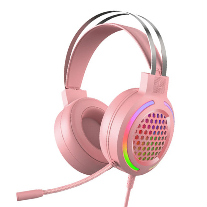 

Проводная гарнитура FOREV FV-G99 Pink наушники с микрофоном 2х3.5 мм + USB для смартфона ПК (SKU_7027-24829)
