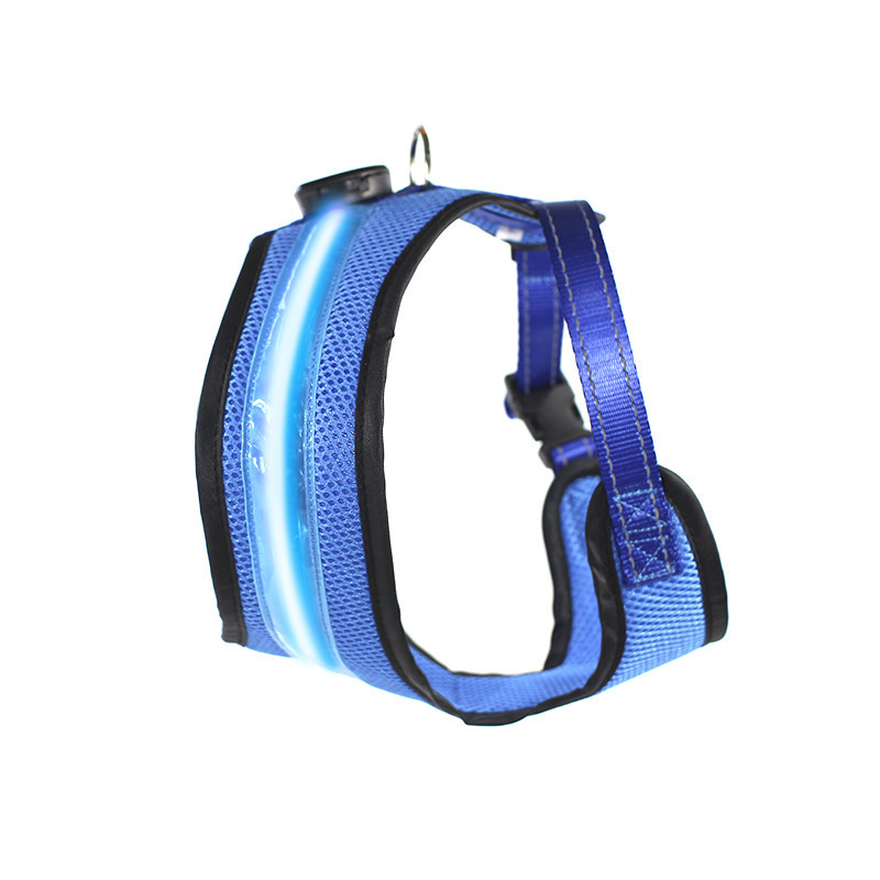 

LED шлея для собак Friend HY-051005 Blue M нагрудный ремень (SKU_6586-21345)