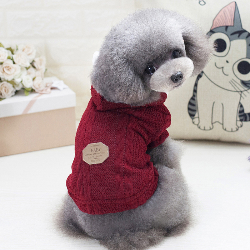 

Кофта для собак с капюшоном Dog Baby EST.1978 Red S (SKU_6221-20560)