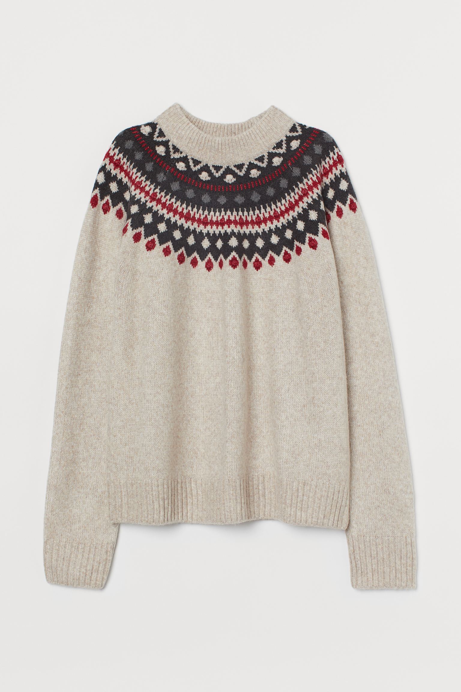 

Джемпер H&M M бежевый 5088748232