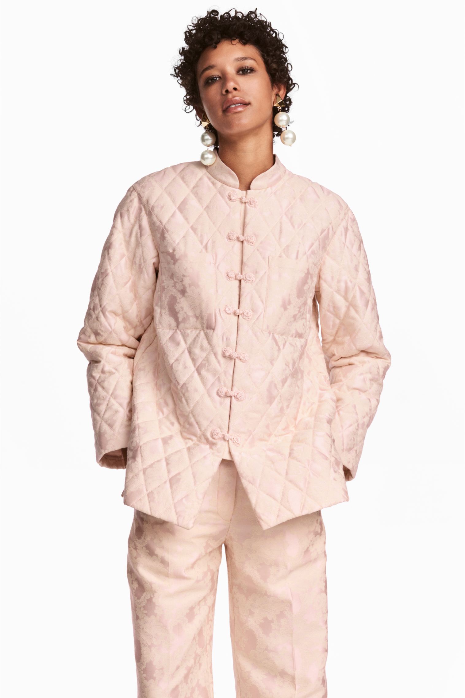 

Куртка H&M  светло розовый 11085921486, Куртка H&M 34 светло розовый 11085921486