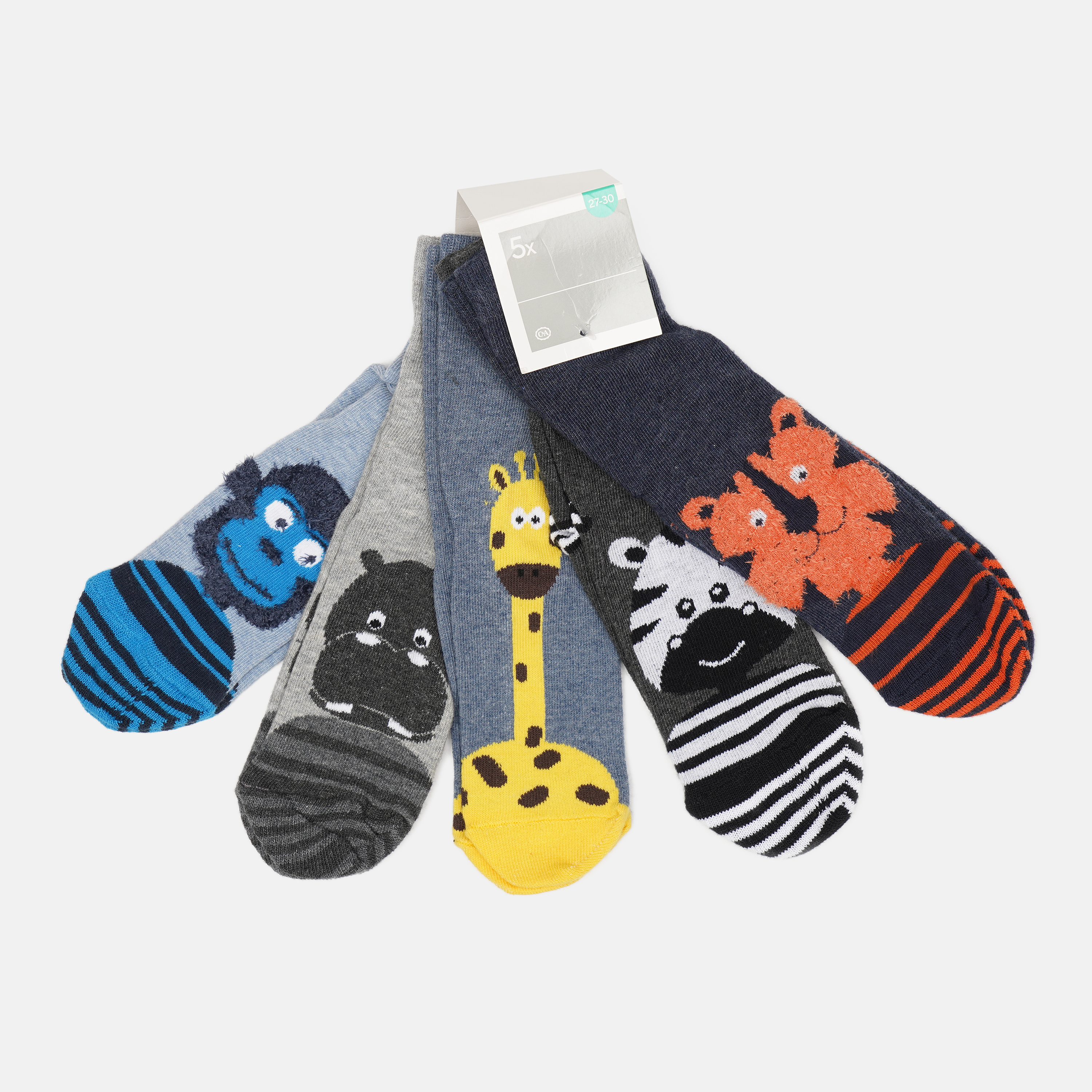 

Носки (5 пар) C&A 27 30 темно синий, серый 4180279892500